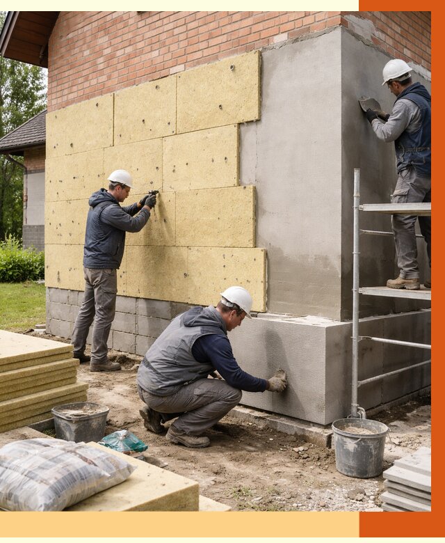 Утепление частного дома в Магадане под ключ от 7667 руб/м2 — недорого | ТепломастерМгд