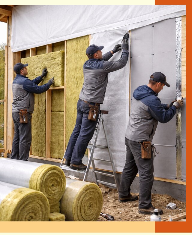 Утепление каркасного дома в Магадане от 4294 руб./м2 — профессионально | ТепломастерМгд