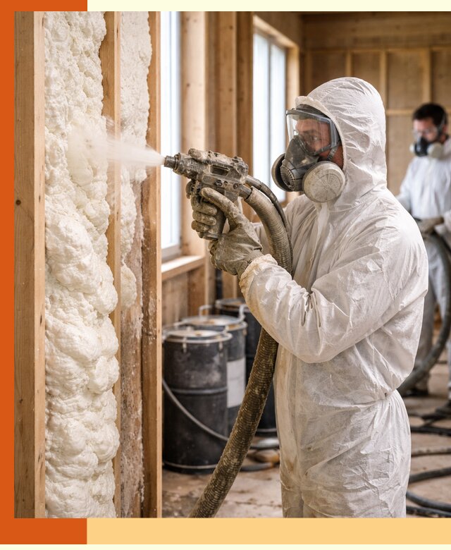Утепление каркасного дома пенополиуретаном в Магадане