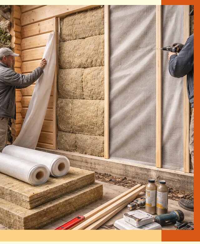 Утепление дома из минибруса в Магадане от 4600 руб/м2 — заказать профессионально | ТепломастерМгд