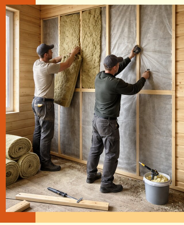 Утепление дома из минибруса в Магадане: комплексные теплоизоляционные работы