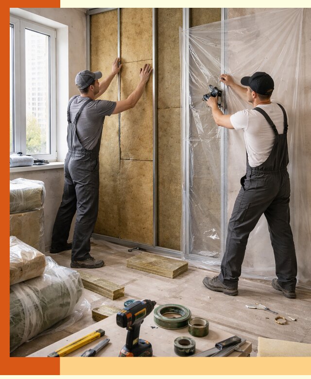 Утепление квартиры изнутри профессионально в Магадане