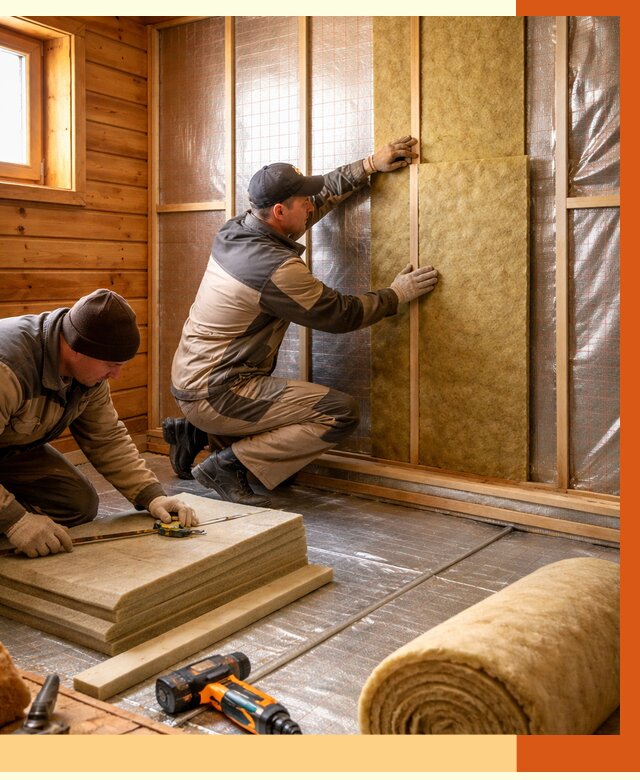 Утепление бани изнутри в Магадане под ключ от 4294 руб./м² | ТепломастерМгд