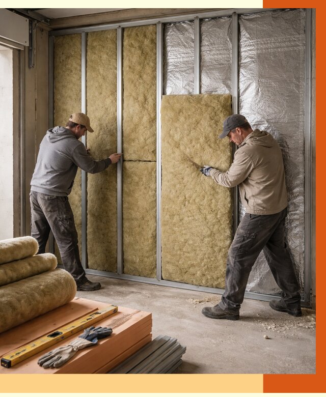 Утепление гаража изнутри в Магадане от 7667 руб/м2 — работы и цена | ТепломастерМгд