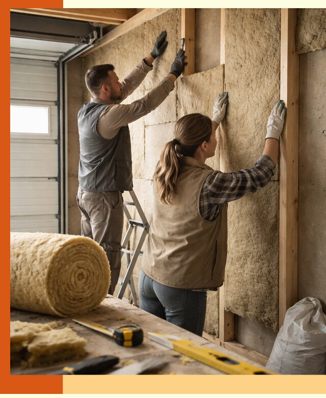 Утепление гаража изнутри в Магадане: быстро и надежно