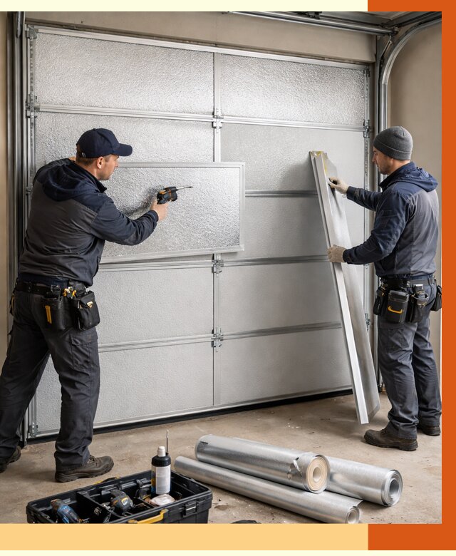 Утепление гаражных ворот в Магадане от 8025 руб/м2 — надежно и быстро | ТепломастерМгд