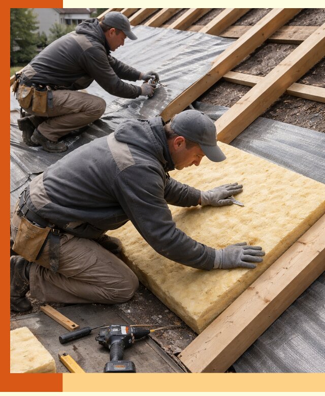 Профессиональное утепление крыши в Магадане качественно и надежно