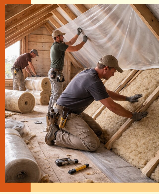 Утепление крыши изнутри в Магадане: профессионально и надежно