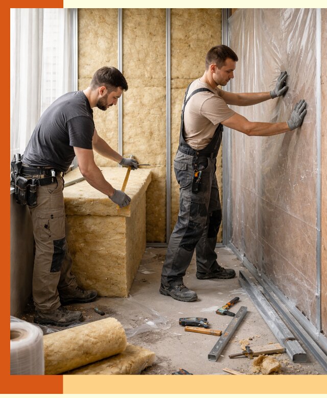 Профессиональное утепление лоджии в Магадане эффективно и надежно