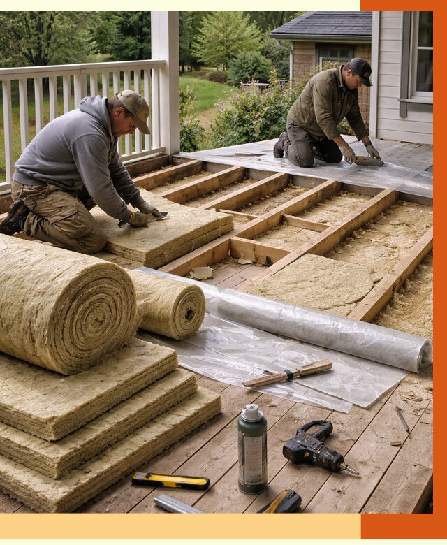 Утепление террасы в Магадане от 4294 руб./м2 — утеплить террасу под ключ | ТепломастерМгд