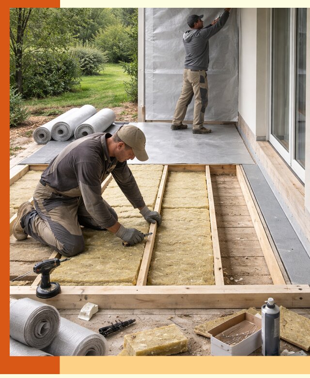 Утепление террасы в Магадане — тепло и защита круглогодично