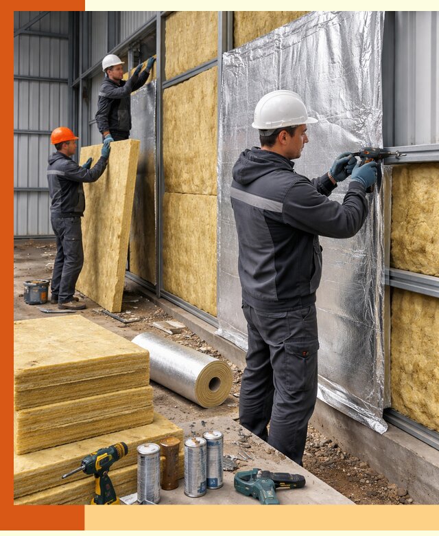 Утепление металлического ангара профессионально в Магадане