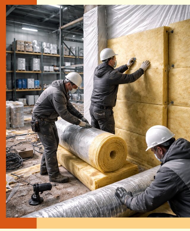 Утепление склада химсырья в Магадане: безопасная и эффективная изоляция