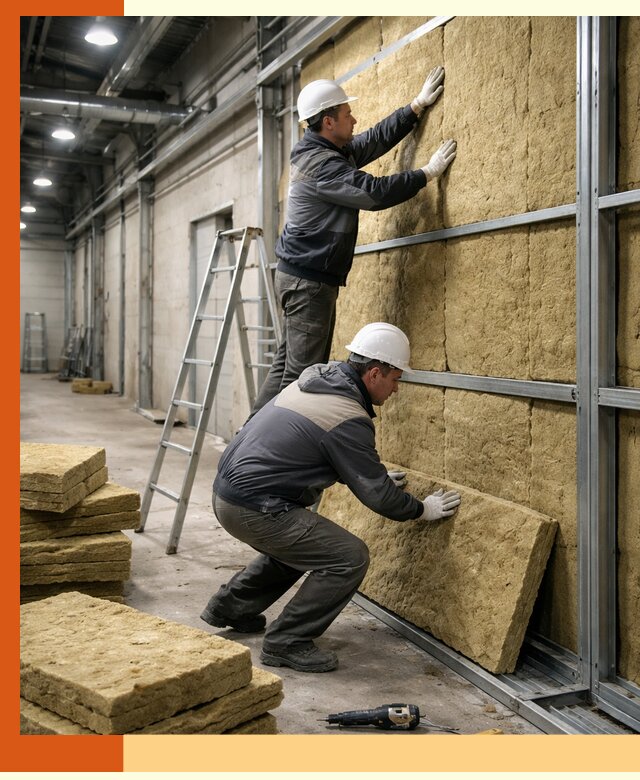 Утепление цеха под ключ в Магадане с гарантией качества