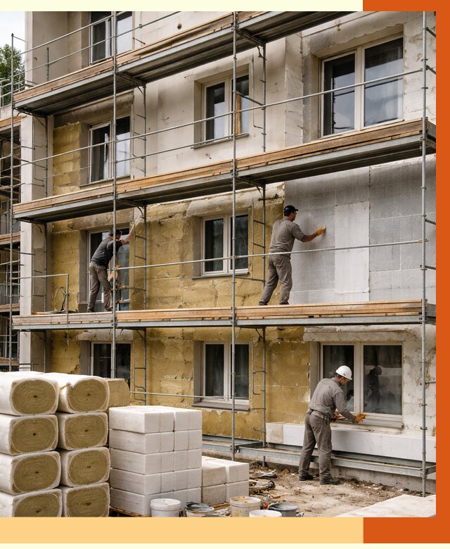 Утепление гостиницы в Магадане от 7361 руб./м2 — комплексно, ППУ, под ключ | ТепломастерМгд