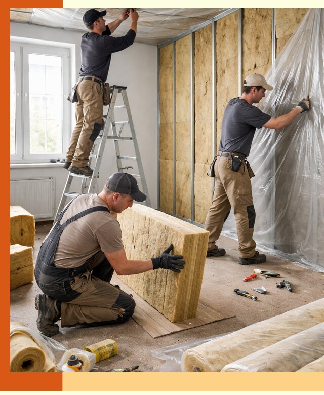 Утепление офисных помещений под ключ в Магадане