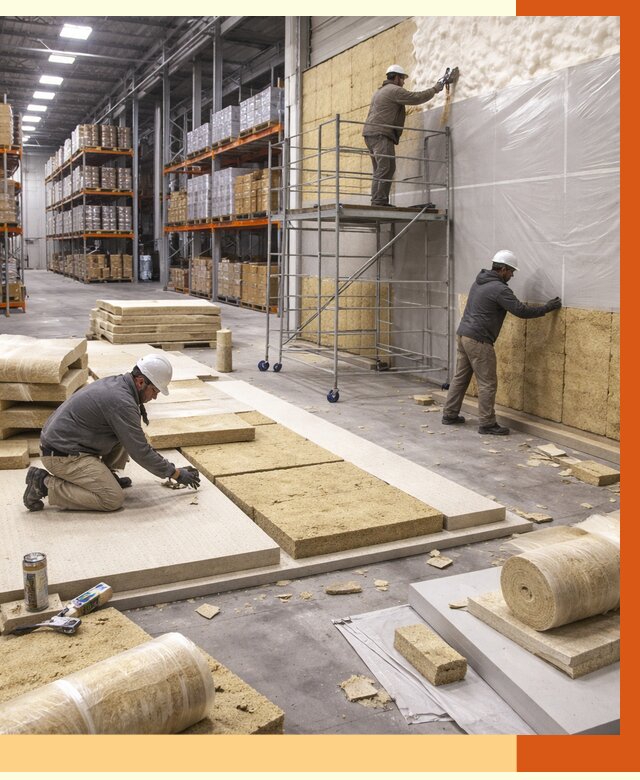 Утепление складского терминала в Магадане от 7667 руб./м² под ключ | ТепломастерМгд