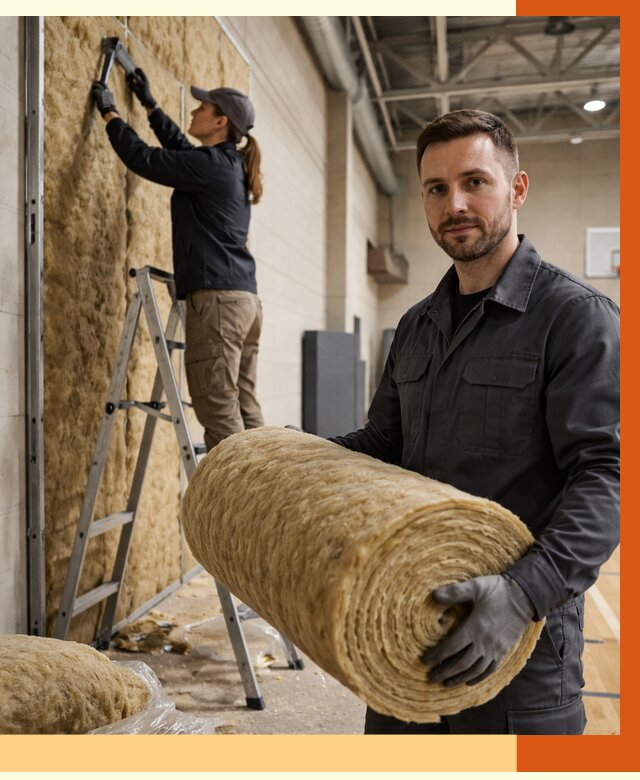 Утепление спортзала в Магадане от 7667 руб/м2 — комплексное утепление под ключ | ТепломастерМгд