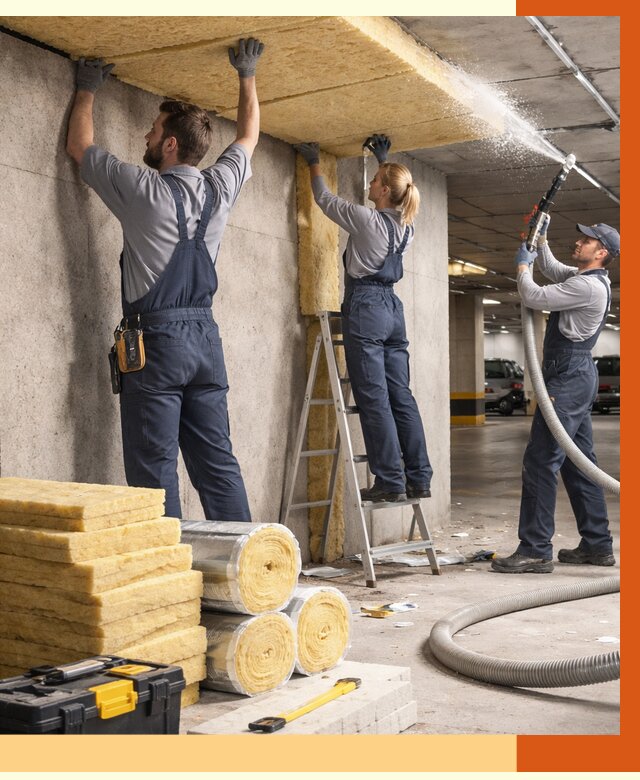 Утепление паркинга в Магадане от 6952 руб./м2 — работы под ключ | ТепломастерМгд