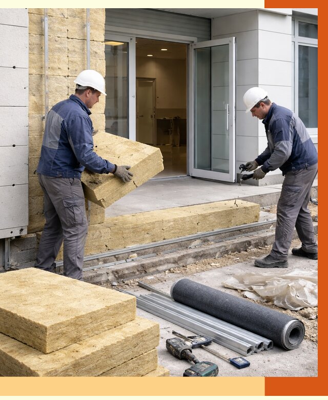 Утепление медицинского центра в Магадане под ключ от 12779 руб./м² | ТепломастерМгд