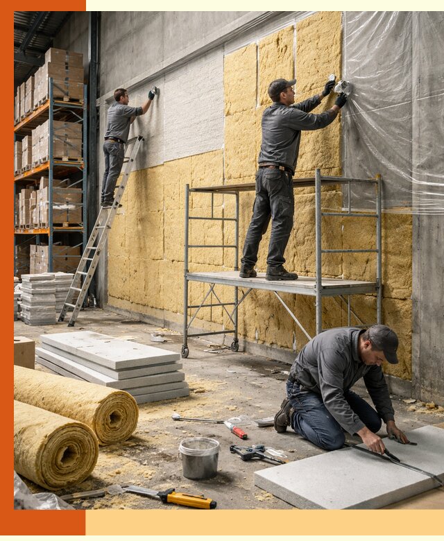 Утепление холодного склада под ключ в Магадане