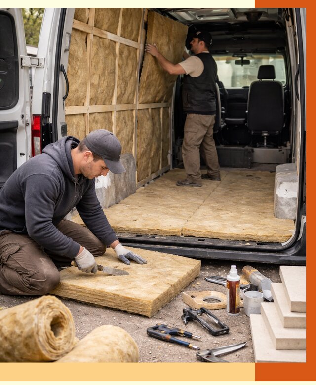 Утепление кемпера в Магадане под ключ от 12268 руб. — профессионально | ТепломастерМгд