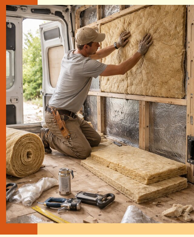 Утепление кемпера под ключ в Магадане с гарантией качества