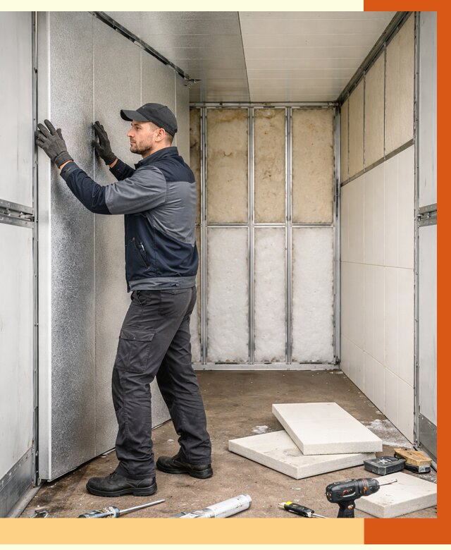 Утепление холодильного кузова в Магадане от 13801 руб. под ключ | ТепломастерМгд