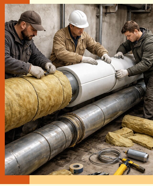 Утепление трубопровода в Магадане с гарантией энергоэффективности