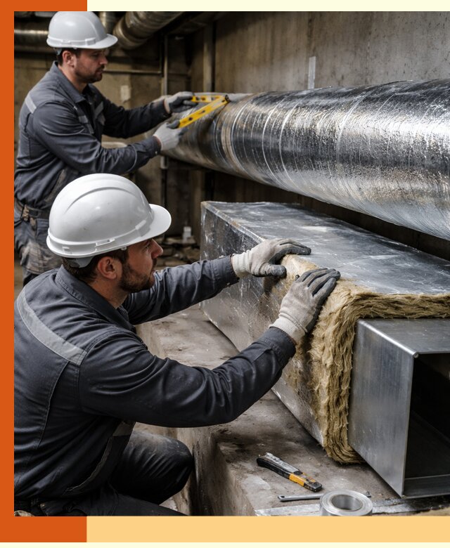 Профессиональное утепление воздуховодов и теплоизоляция в Магадане