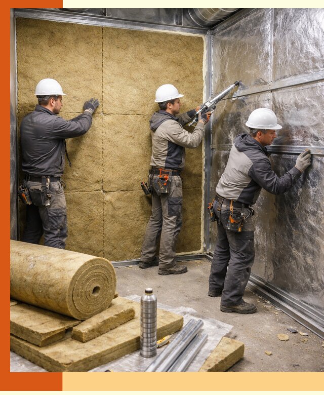 Утепление венткамеры в Магадане — качественная теплоизоляция и шумопоглощение