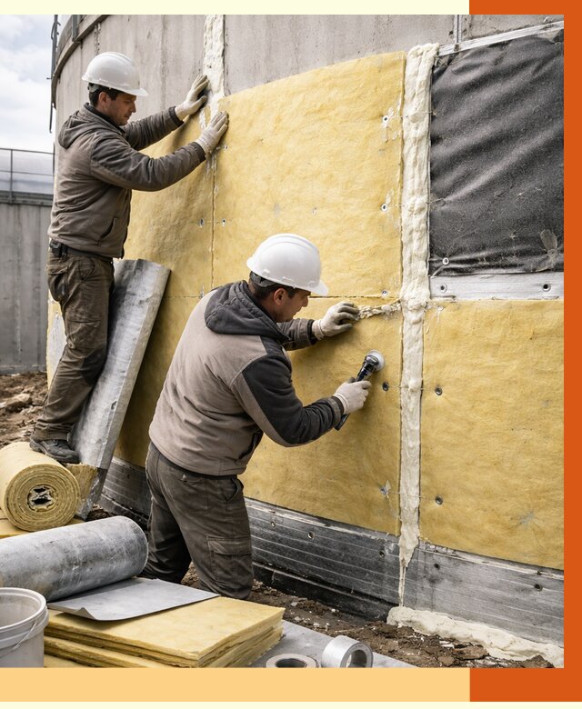 Утепление резервуара в Магадане от 28113 руб/м2 — монтаж ППУ и комплекс под ключ | ТепломастерМгд