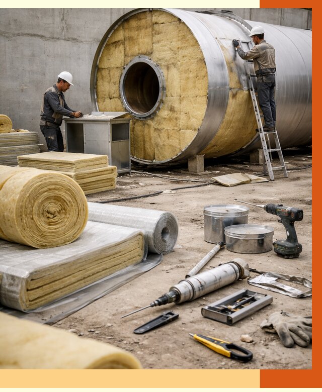 Утепление резервуара с топливом в Магадане от 28113 руб. под ключ | ТепломастерМгд