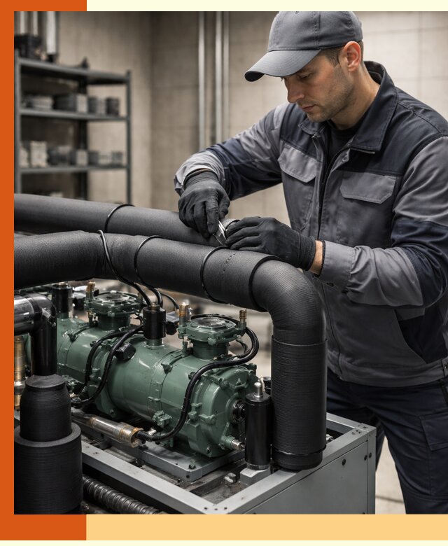 Утепление холодильного агрегата и теплоизоляция в Магадане