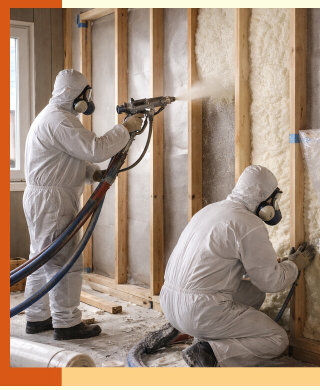 Утепление каркасной стены ППУ в Магадане для домов и коттеджей