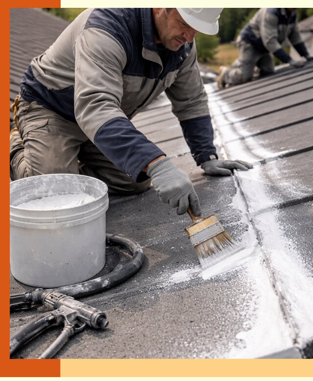 Утепление кровли жидкой теплоизоляцией в Магадане