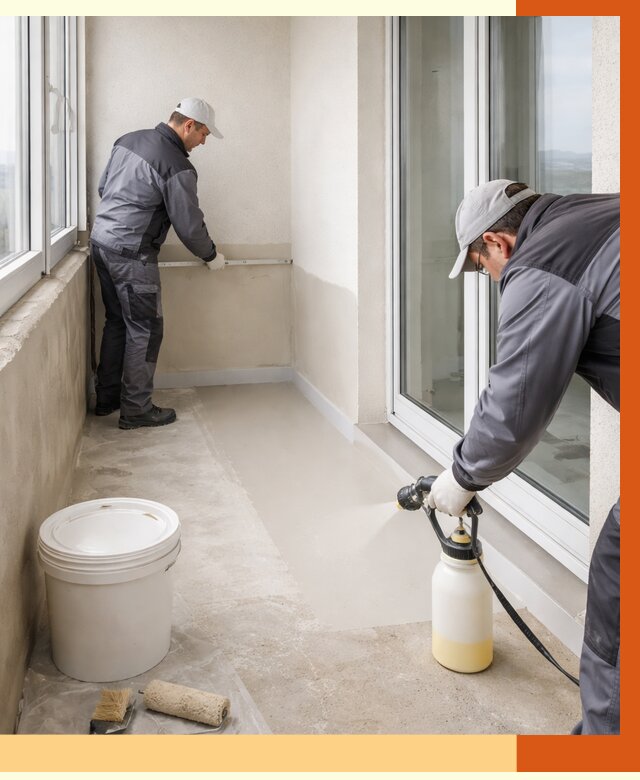 Утепление балкона жидкой теплоизоляцией в Магадане от 5878 руб./м2 | ТепломастерМгд