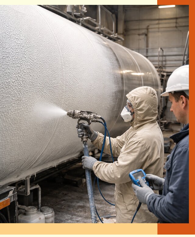 Утепление автоцистерны жидкой теплоизоляцией в Магадане от 14823 руб. под ключ | ТепломастерМгд