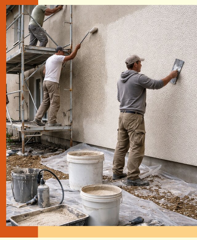 Утепление фасада жидкой пробкой в Магадане