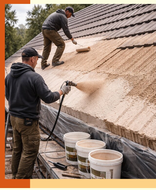 Утепление кровли жидкой пробкой в Магадане для домов и зданий