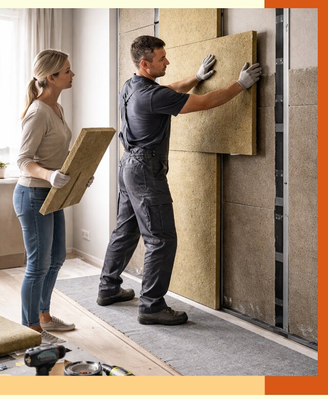 Профессиональная шумоизоляция квартиры в Магадане от 7667 руб. за м2 | ТепломастерМгд