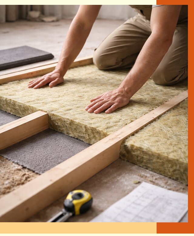 Шумоизоляция пола в Магадане от 1278 руб./м² — профессиональная звукоизоляция | ТепломастерМгд