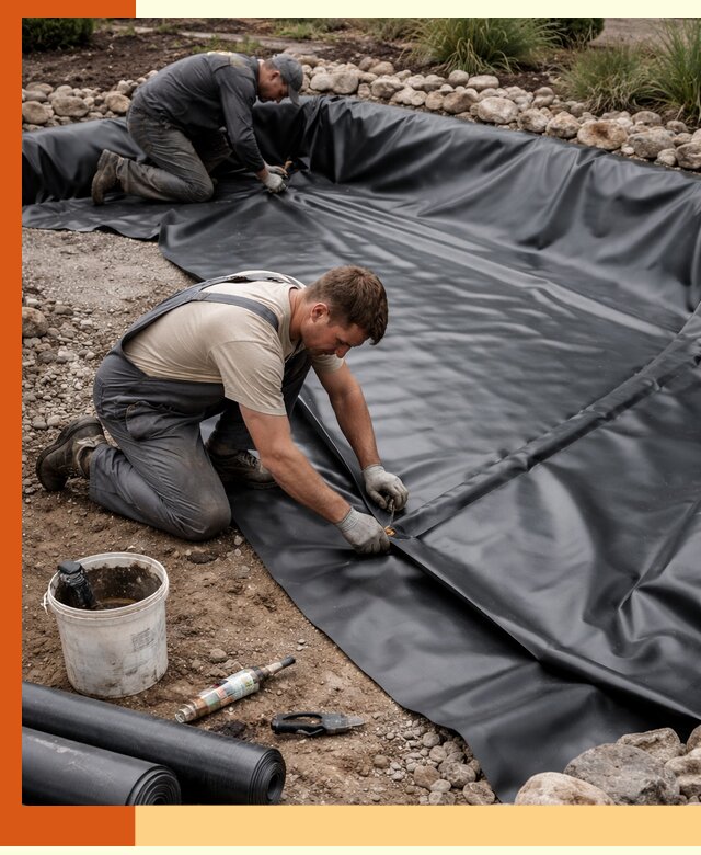 Гидроизоляция пруда в Магадане: надежная защита и герметизация