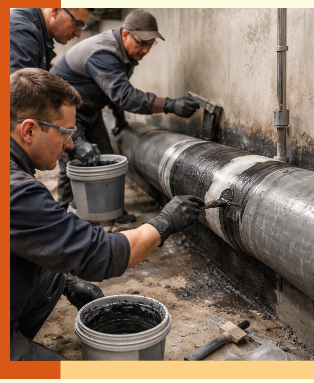 Гидроизоляция труб в Магадане — защита и герметизация коммуникаций