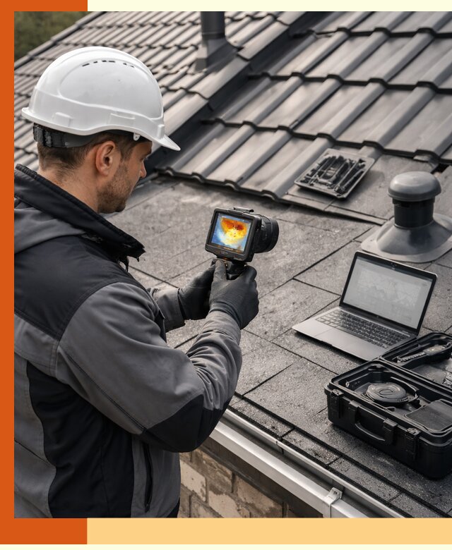Тепловизионное обследование кровли в Магадане для выявления дефектов