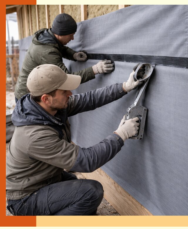 Монтаж ветроизоляции зданий и конструкций в Магадане