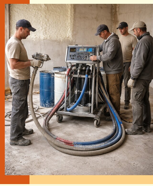 Аренда установки для напыления ППУ в Магадане на выгодных условиях